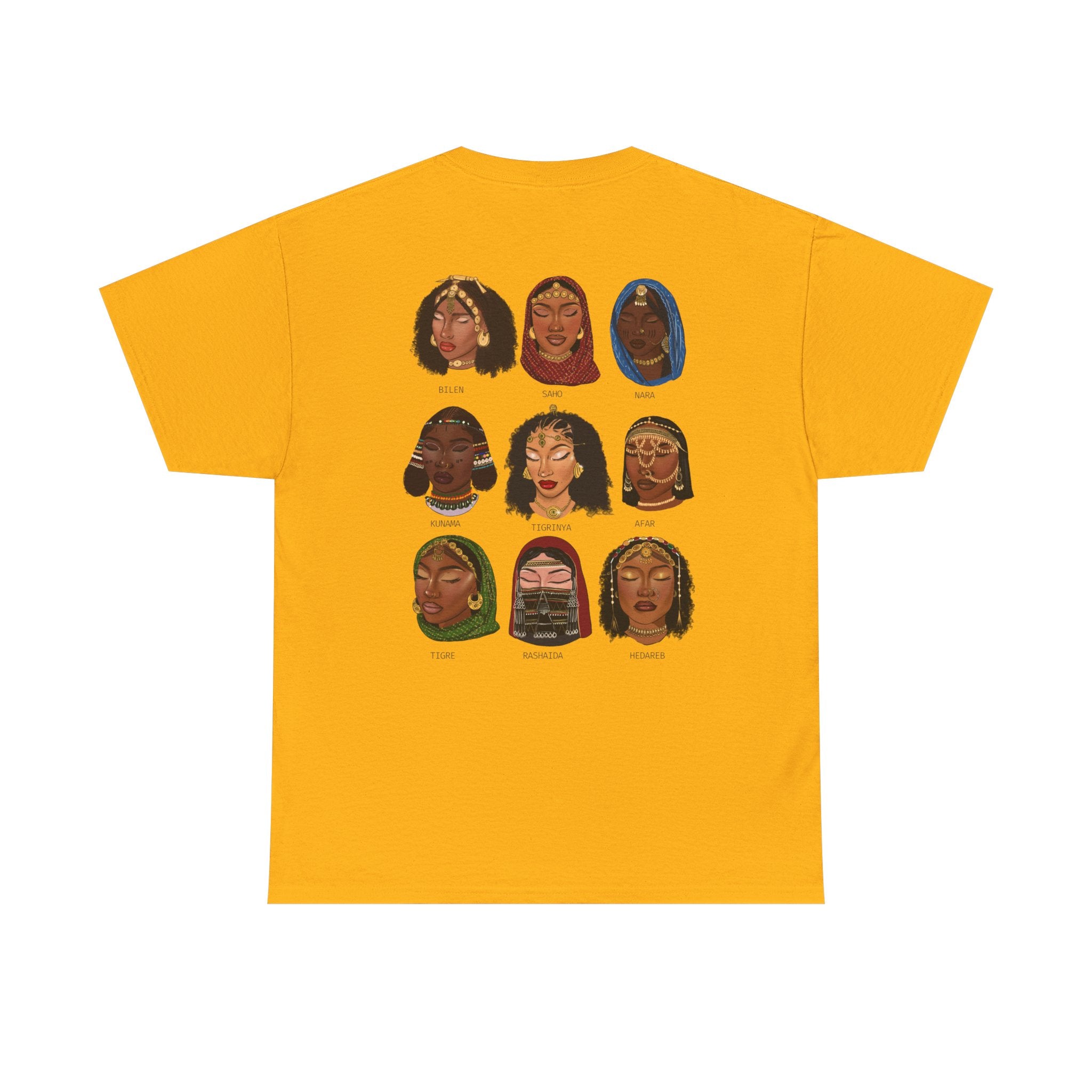 Eritrea Tribes - Unisex Heavy Cotton Tee